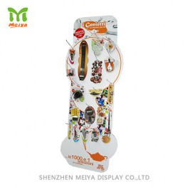 Creative Pattern Cardboard Hook Display for Collectibles  Creative Pattern Cardboard Hook Display for Collectibles