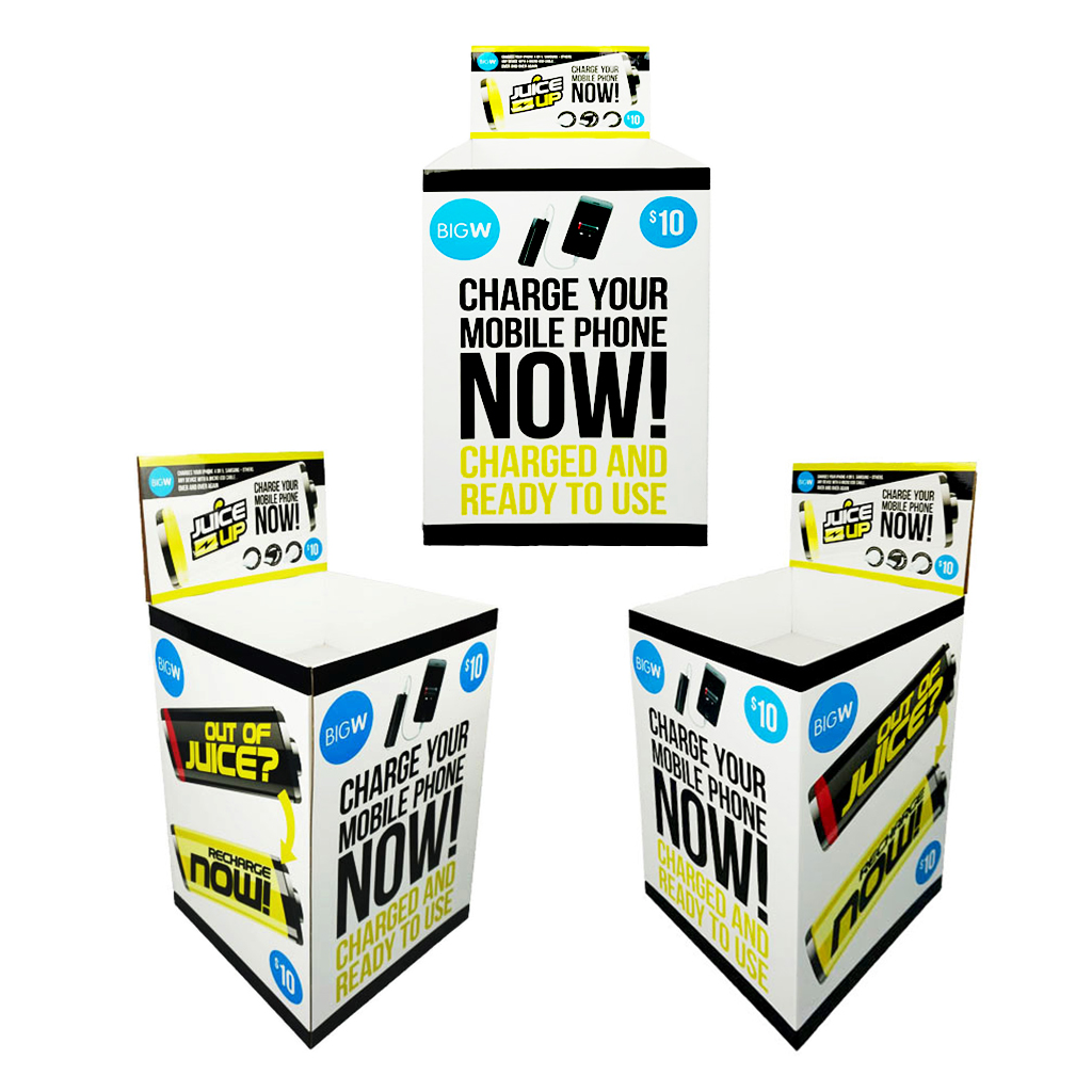 Custom Printed Cardboard Dump Bin for Retail In-store Promotion
