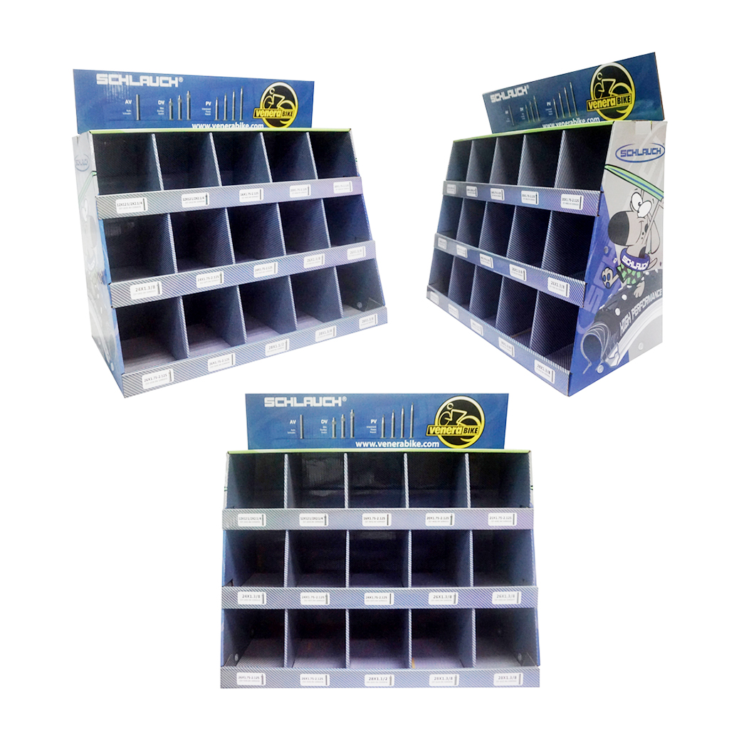 Custom Multi-grid Compartment Cardboard Display Stand