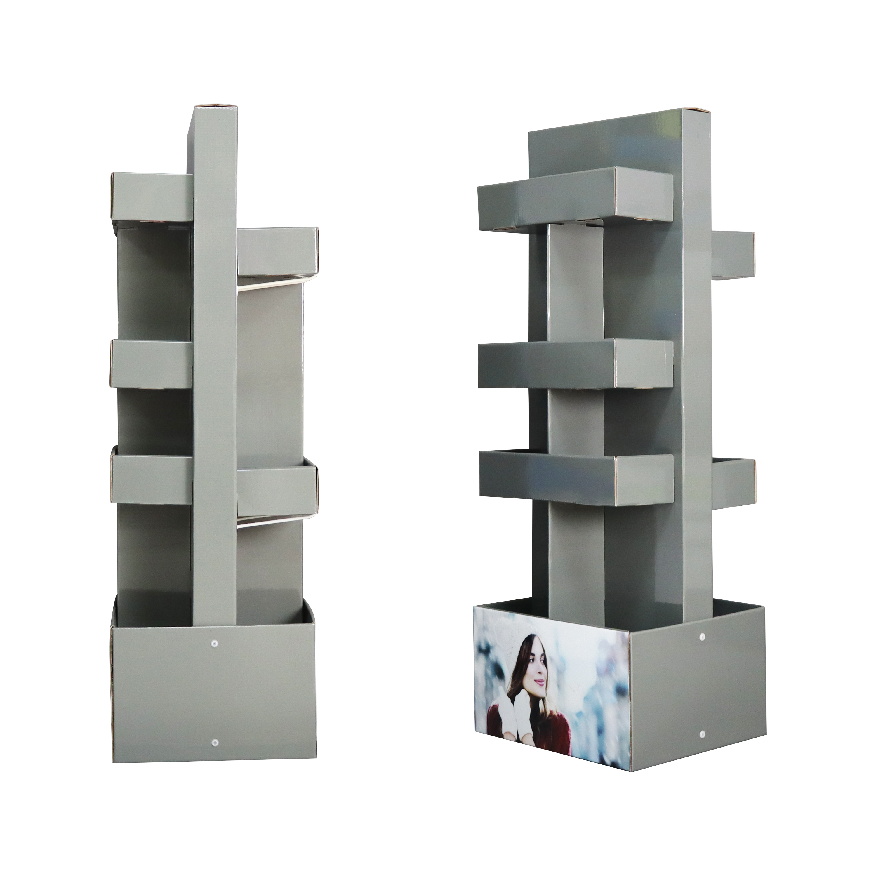 Freestanding Cardboard Floor Display Stand