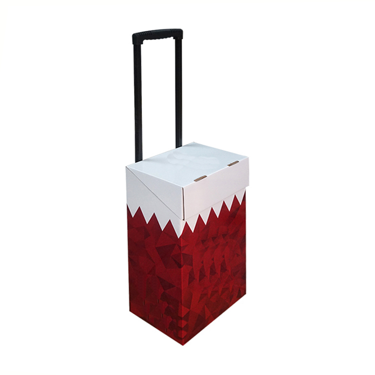 Custom Printed Foldable Cardboard Trolley