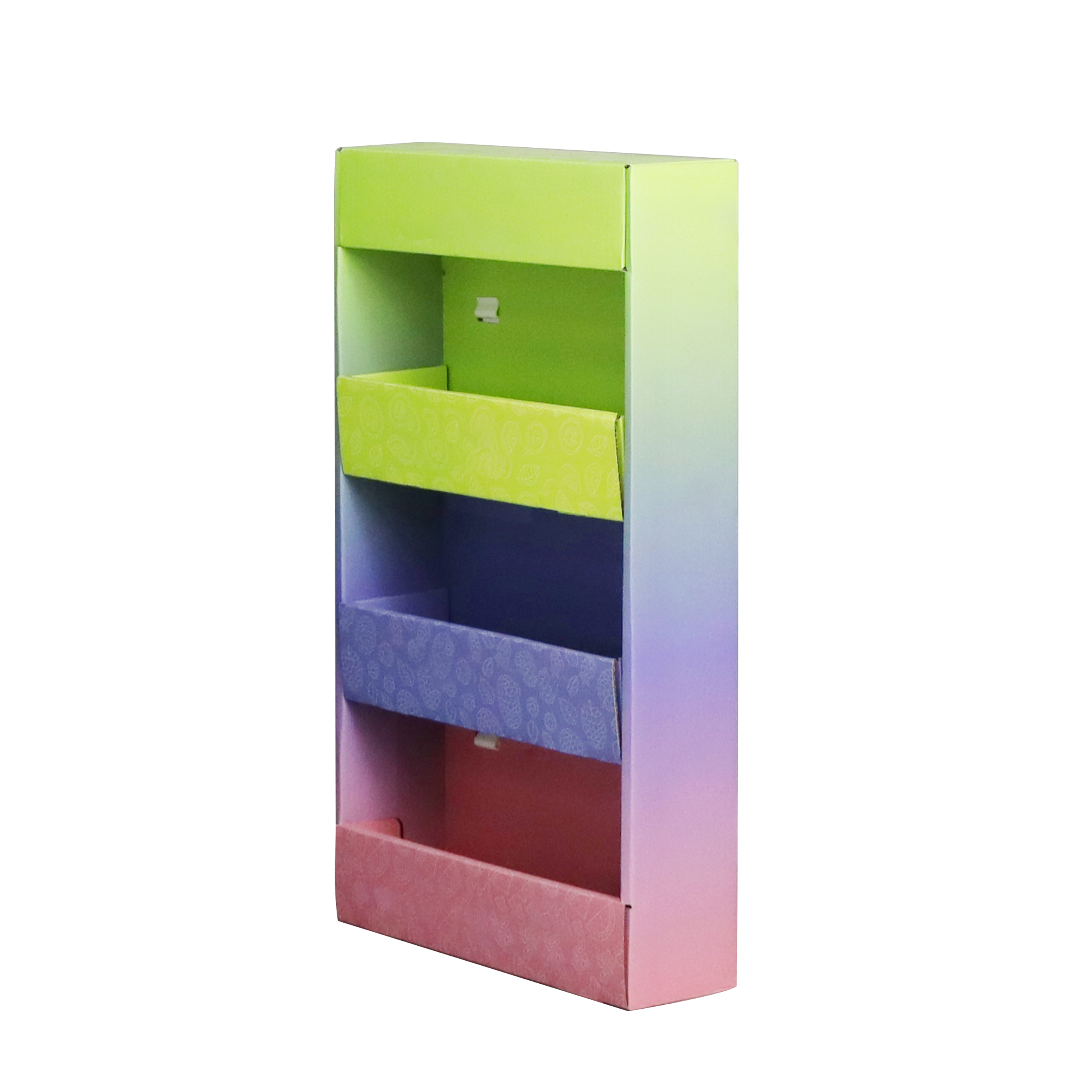 Cardboard PDQ Display Stand, corrugated retail counter POS display
