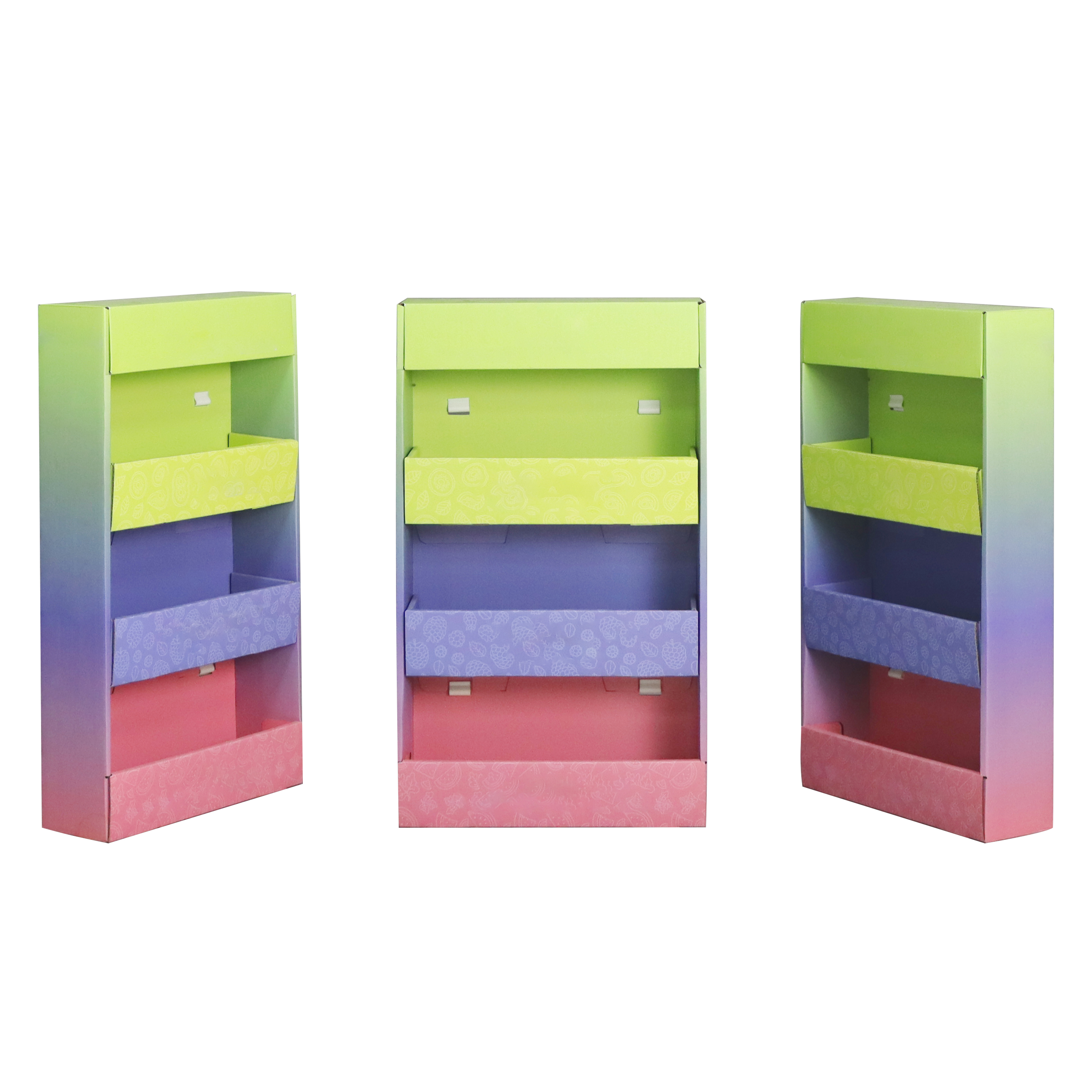 Custom Multi-tier Cardboard PDQ Counter Display