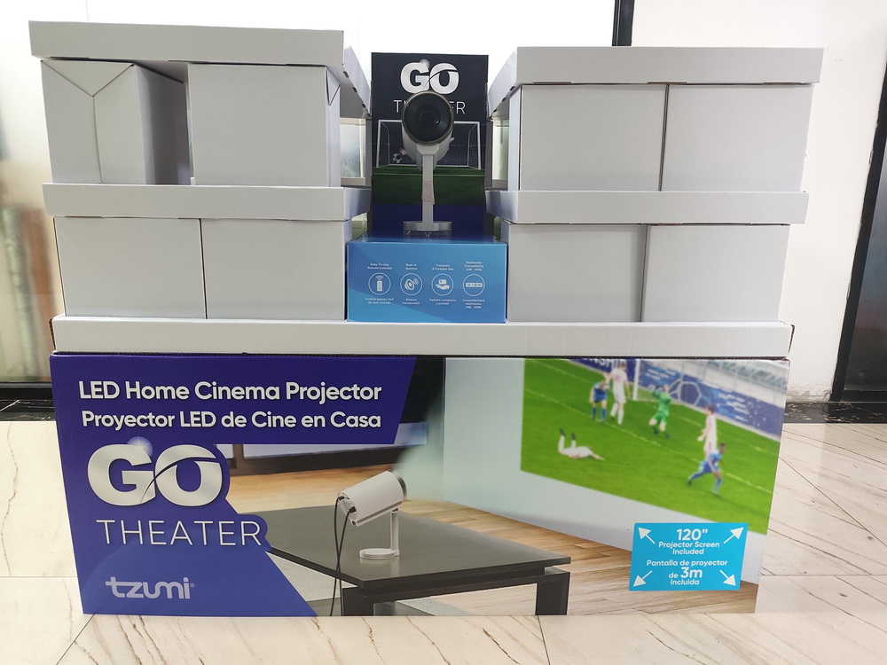 Cardboard Counter Display,Custom Cardboard Display,Earbuds Counter Display,Electronics Display Stand,Point of Sale Display,POP Display,Retail Counter Display,Wireless Earbuds Display