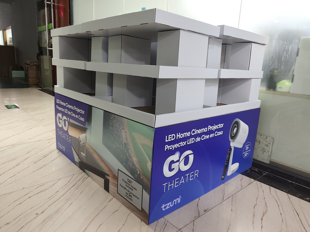 Cardboard Counter Display,Custom Cardboard Display,Earbuds Counter Display,Electronics Display Stand,Point of Sale Display,POP Display,Retail Counter Display,Wireless Earbuds Display