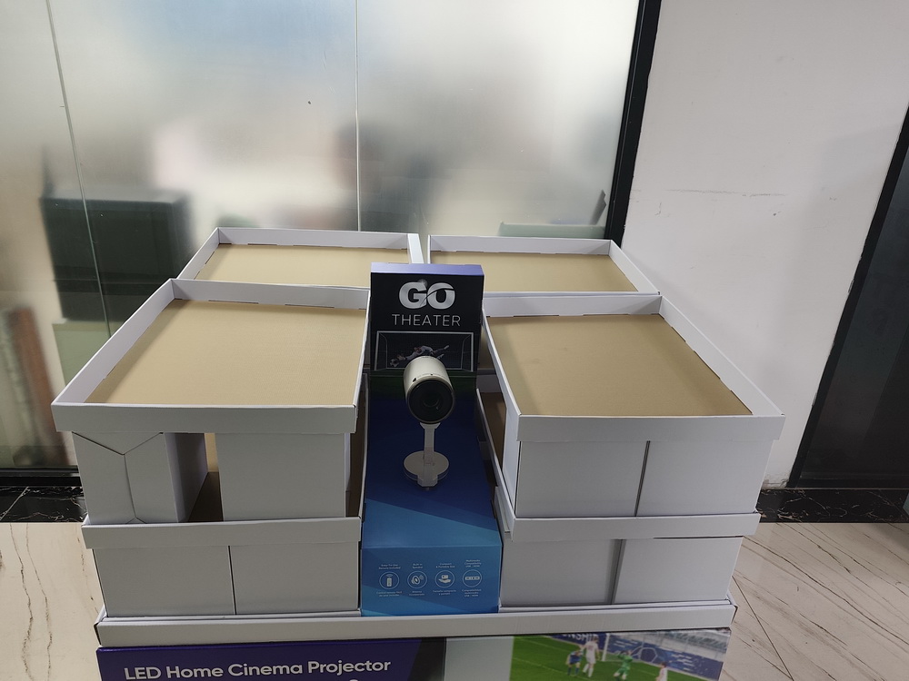 Cardboard Counter Display,Custom Cardboard Display,Earbuds Counter Display,Electronics Display Stand,Point of Sale Display,POP Display,Retail Counter Display,Wireless Earbuds Display