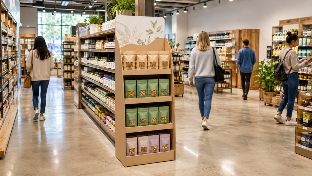 How Store Layout Shapes Cardboard Display Placement, Shopper Flow, and Retail Visibility