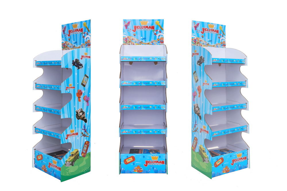 JELLYMAN Five-Tier Toy Floor Display Stand