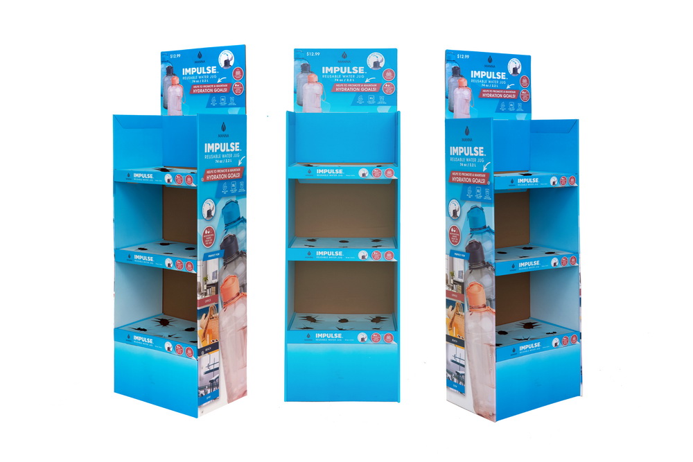MANNA Three-Tier Floor Display Stand
