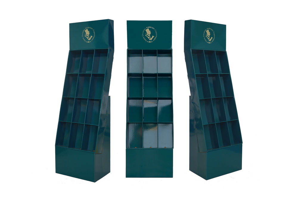 Multi-Tier Sectioned Floor Display Stand