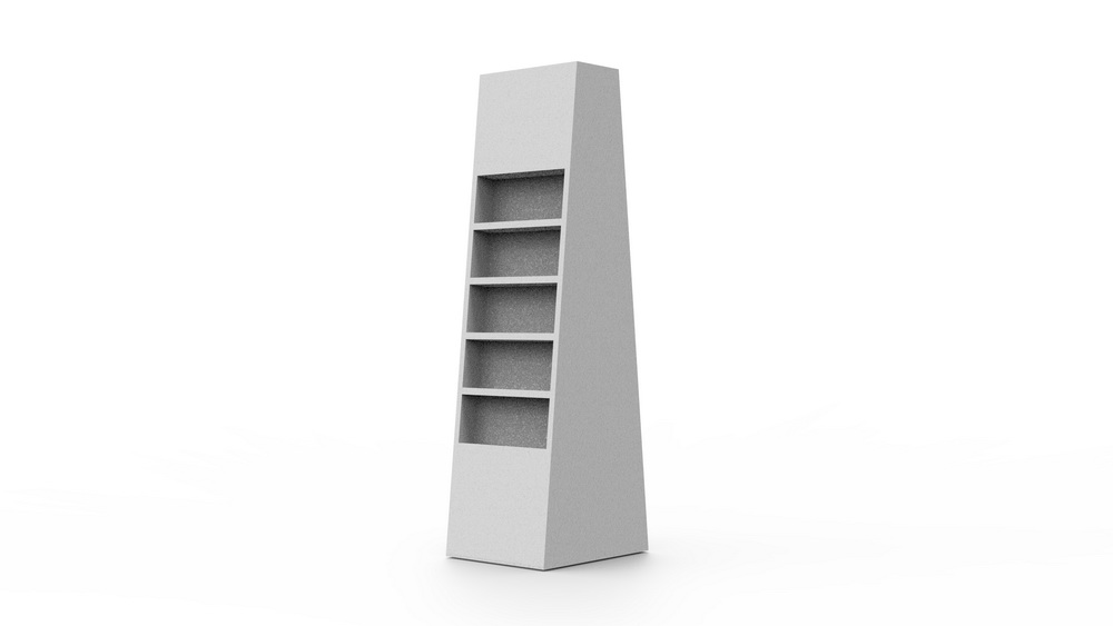 TrapezoidalDoubleSidedFloorDisplayStand01
