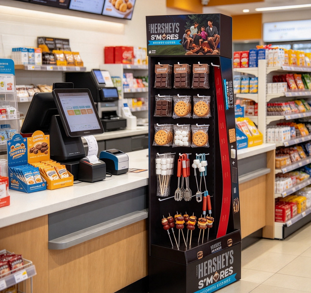 HERSHEY’SMarshmallowRoastingStickHookDisplayRack